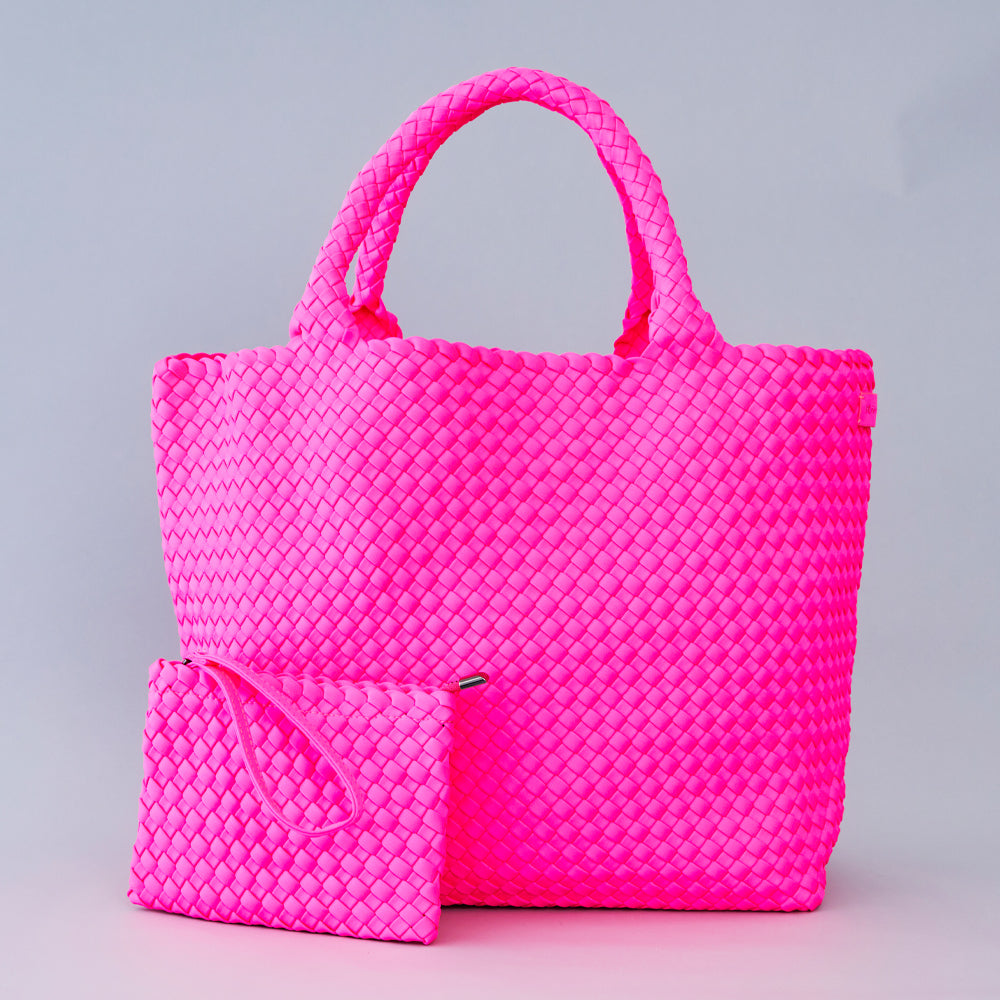 Mon Milou | Capri Tote | Hot Pink